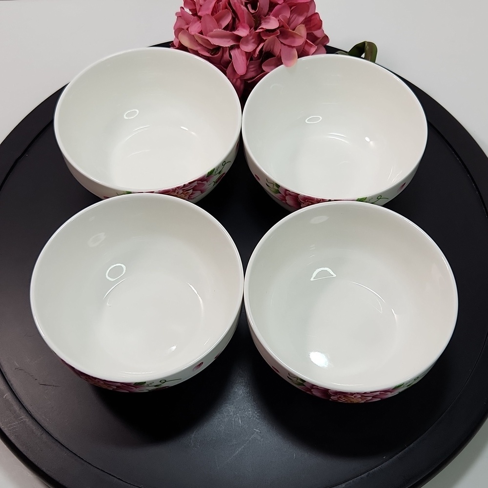 Peony Stacking Side Bowls Nesting Bowls, Set of 4 - Picture 6 of 9